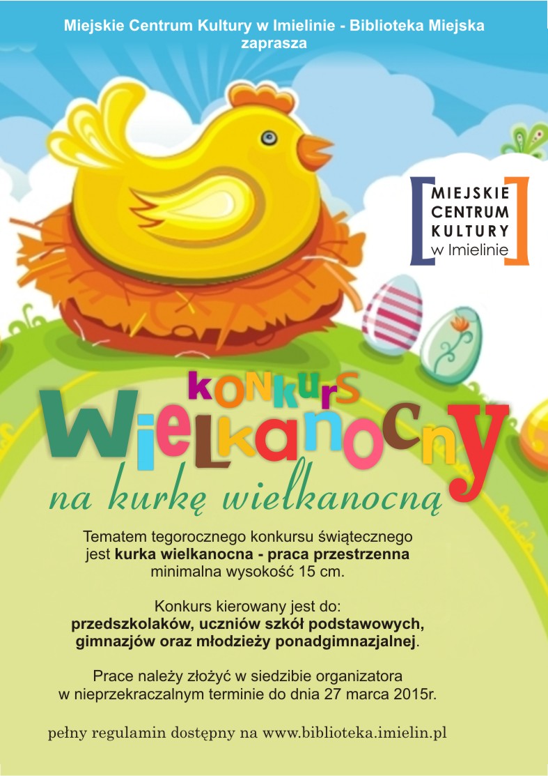 Konkurs plastyczny na kurkę wielkanocną