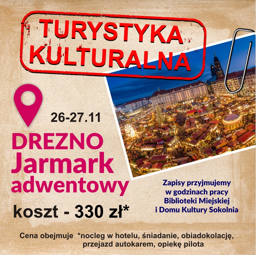 Wyjazd na Jarmark Adwentowy do Drezna