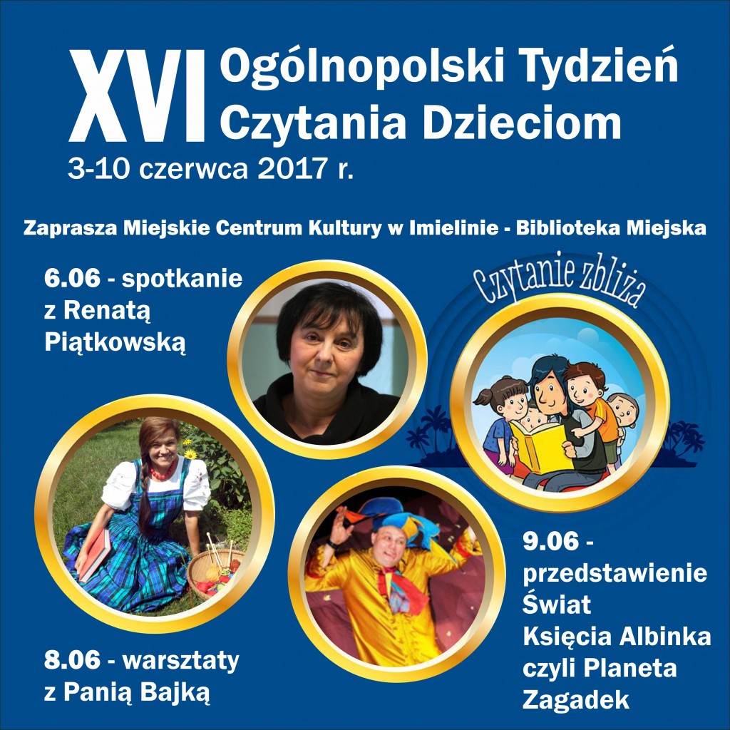 XVI Ogólnopolski Tydzień Czytania Dzieciom