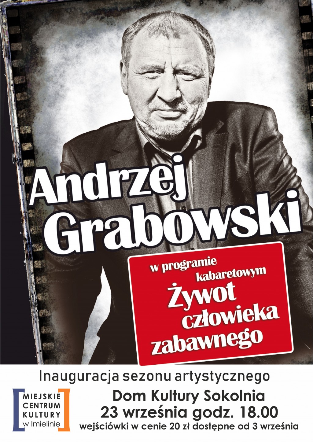 23 września (niedziela) godz. 18.00 Andrzej Grabowski