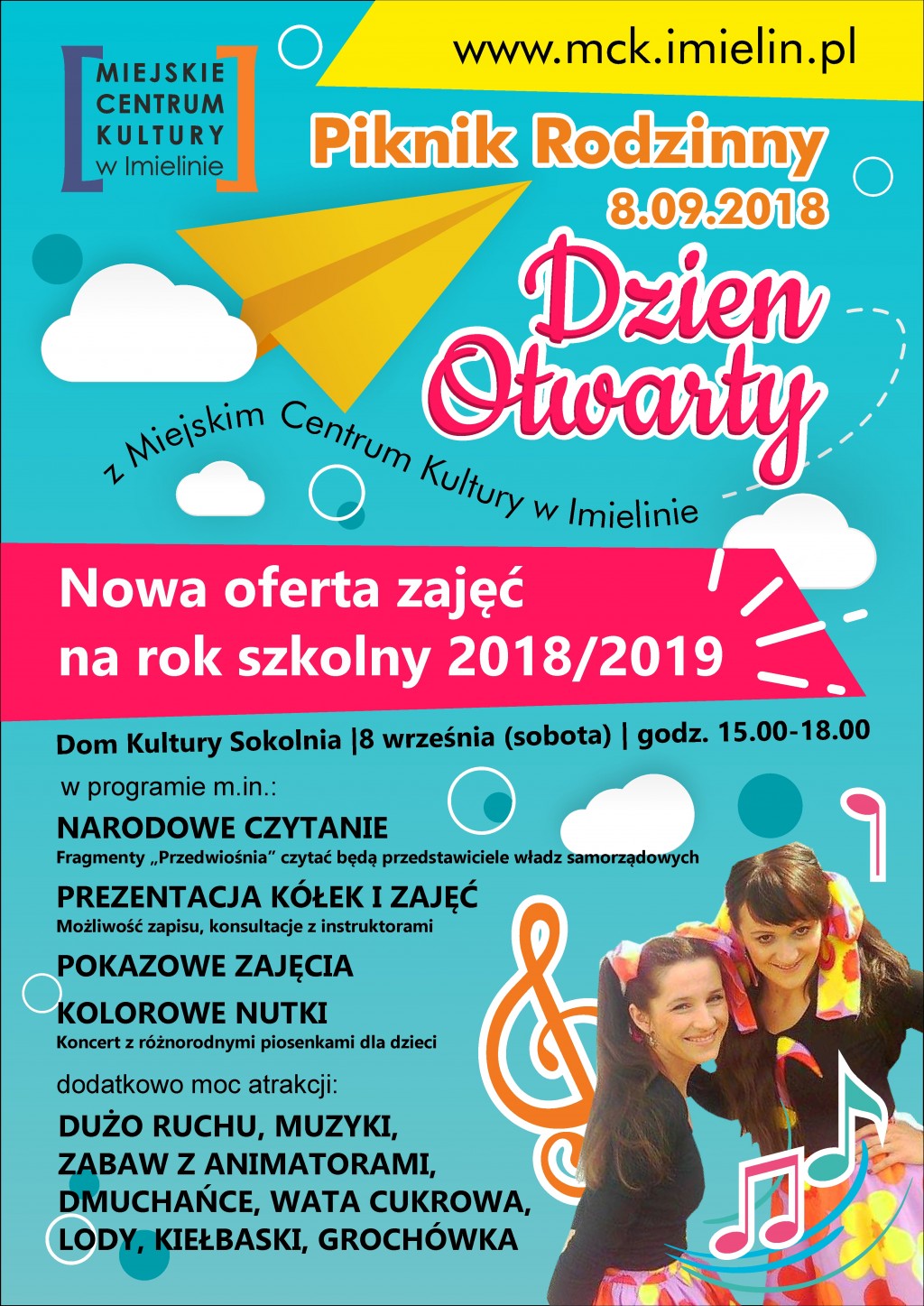 8 września (sobota) Dzień Otwarty z MCK