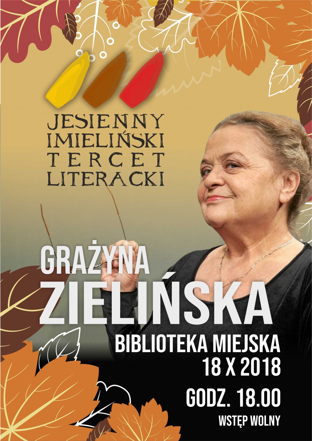 18 października (czwartek) godz. 18.00 Grażyna Zielińska