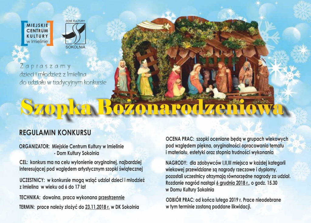 Szopka Bożonarodzeniowa - Konkurs