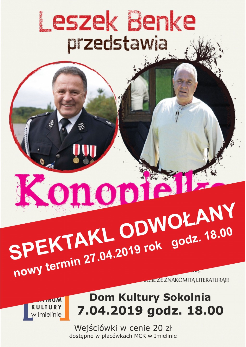 UWAGA!!!! Spektakl odwołany