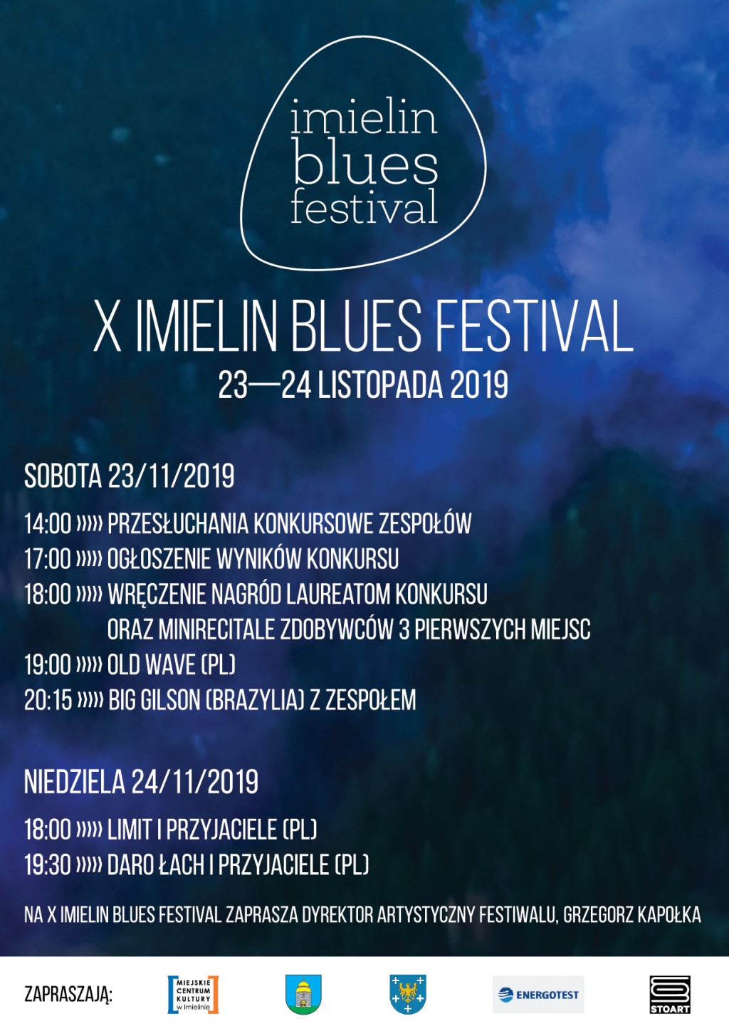 Sobota, niedziela – 23 i 24 listopada –X Imielin Blues Festival