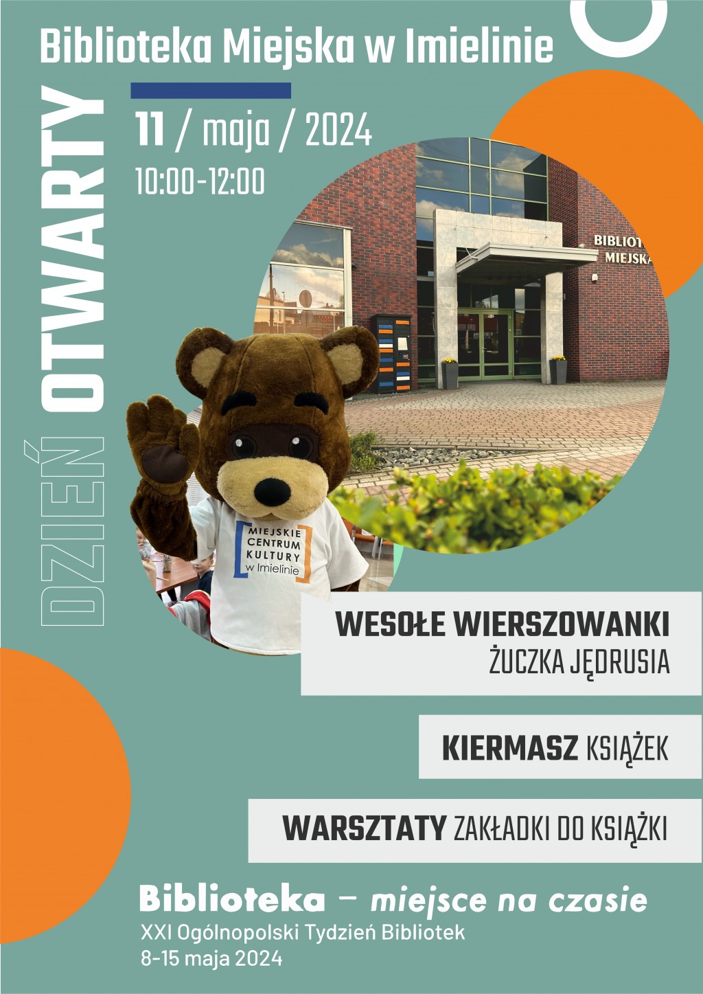 Dzień Otwarty w Bibliotece Miejskiej w Imielinie - godz. 10:00-12:00